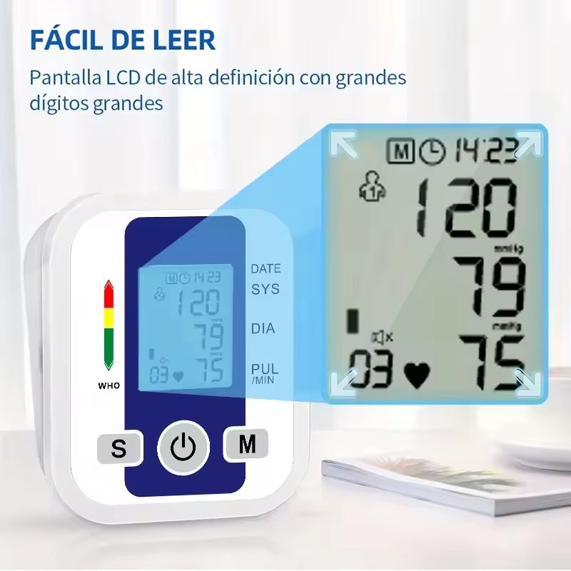 Tensiómetro Digital + Oxímetro de Pulso