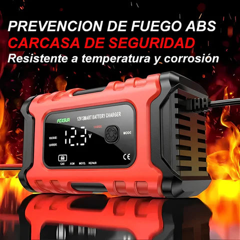 Iniciador y Cargador Inteligente de Batería Para Carro